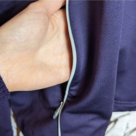 AdidasāquarterāzipĀ pulloverā - Picture 3 of 5